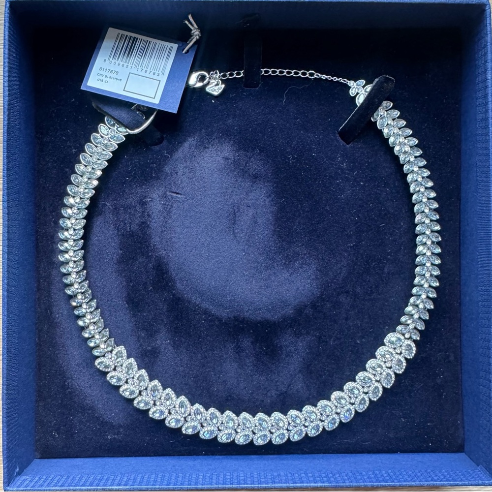 Swarovski Silver Necklace and Earring set 5117678